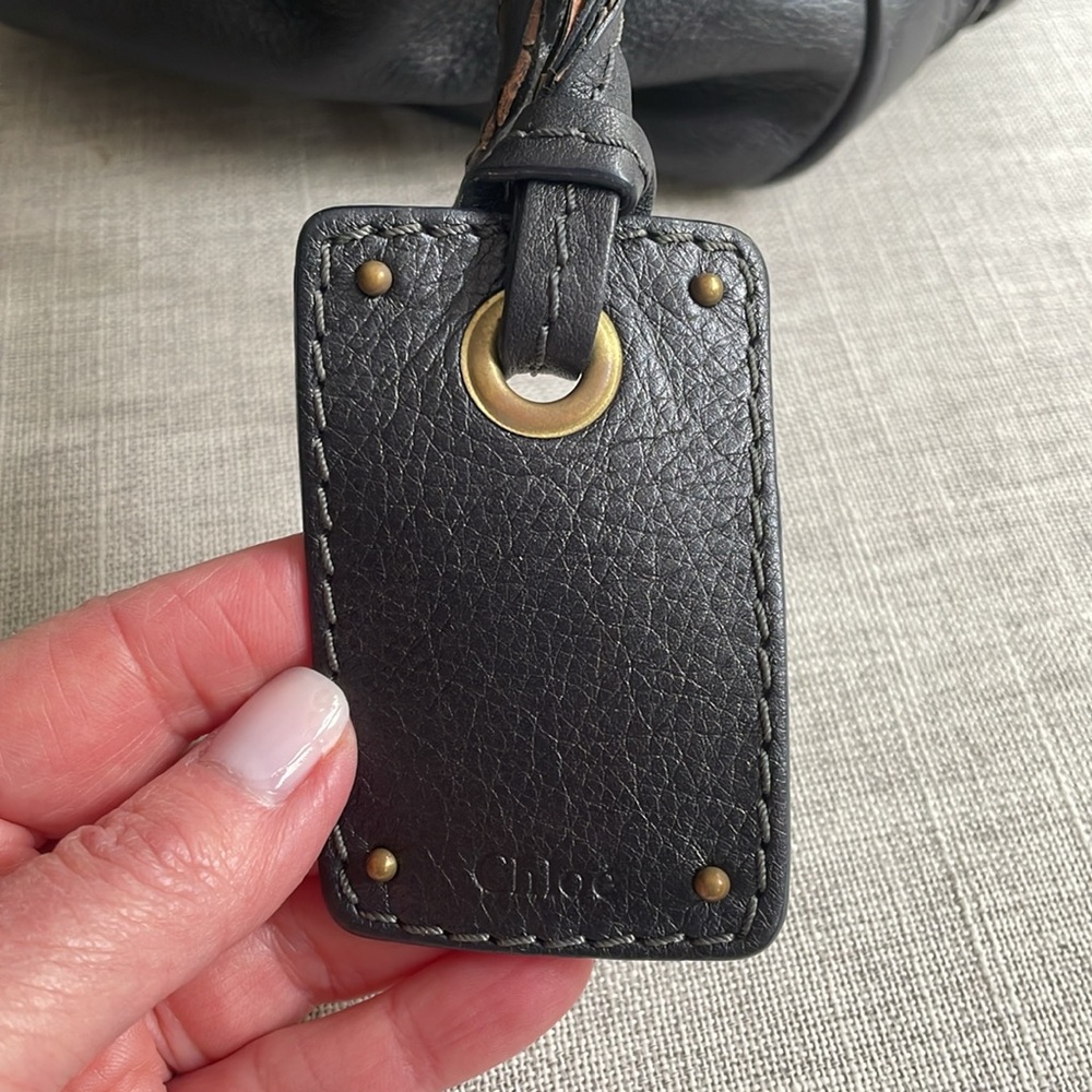Chloe black leather ACIER bag o/s - Picture 9 of 14